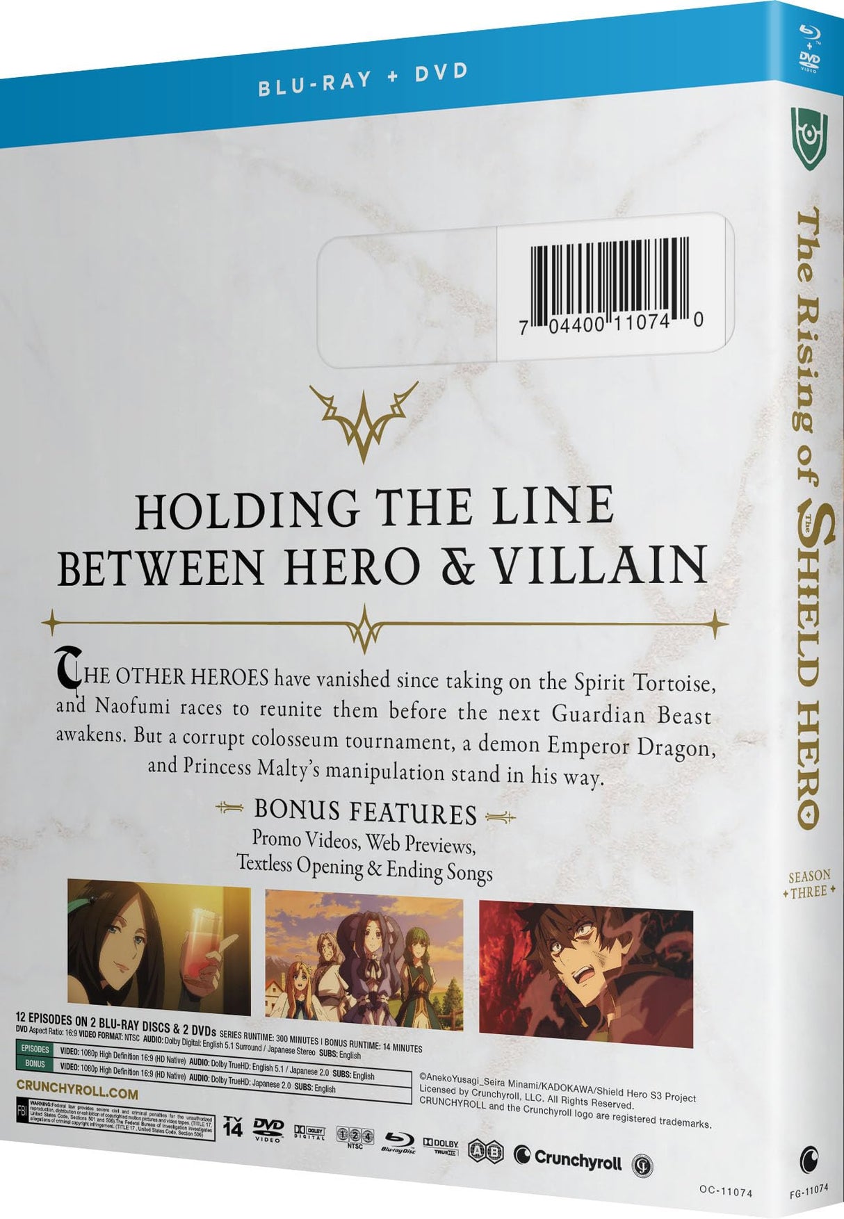 The Rising of the Shield Hero - Season 3 [Blu-ray]