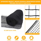 NERKT Plastic Mesh Fence 55gsm Thicker Temporary Deer Fencing, 4x75ft