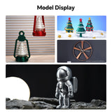 ANYCUBIC Silk Christmas Filament for Christmas Gifts and Decorations, Clog-Free Shiny 3D Printer PLA Filament 1.75mm Dimensional Accuracy +/- 0.02mm, 1KG Reusable Spool (2.2 lbs), Silk Christmas Red