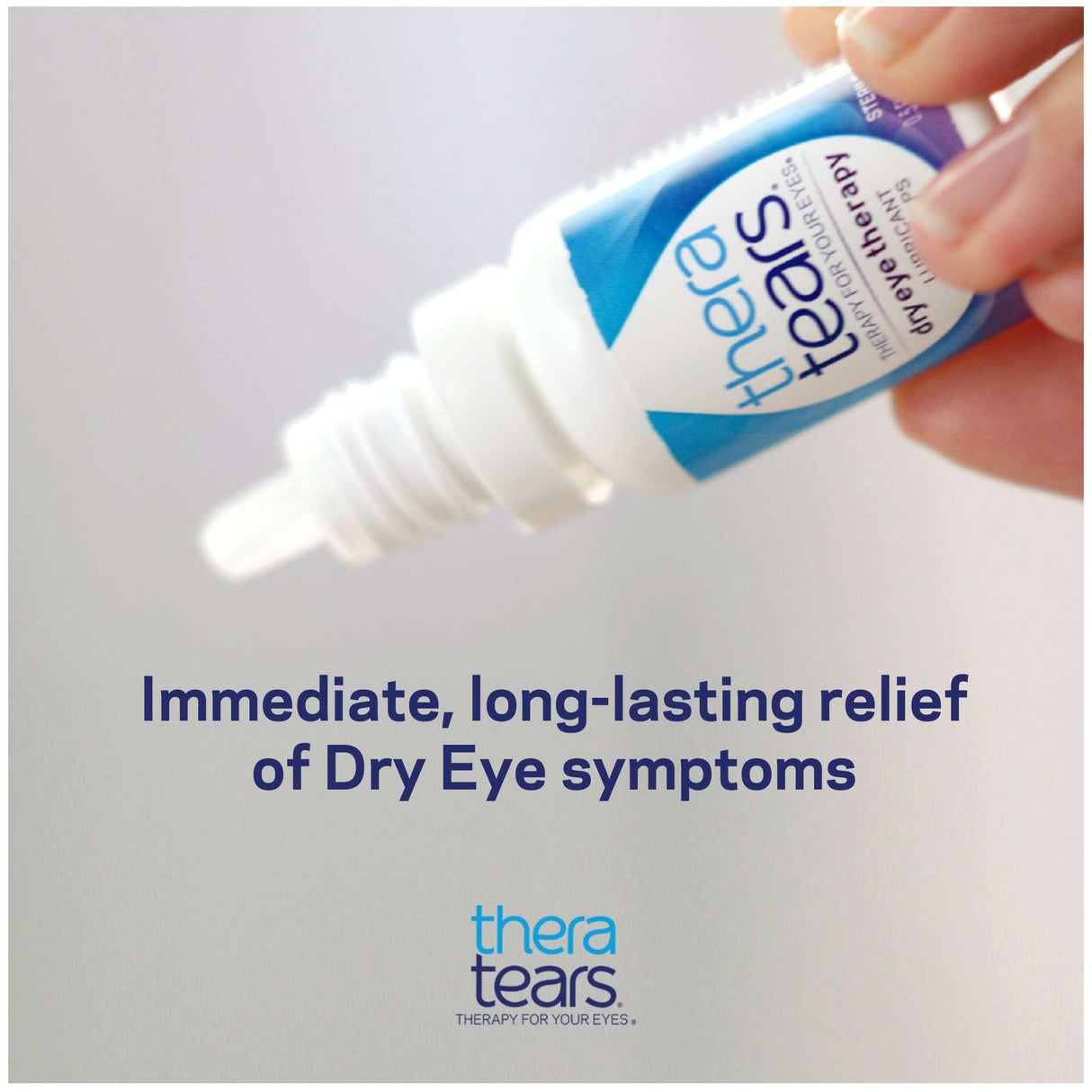 TheraTears Dry Eye Therapy Lubricating Eye Drops for Dry Eyes, 1 Fl Oz Twin Pack, (2 x 30mL Bottles)