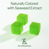 VYBRANCE LABS Creatine Monohydrate Gummies for Women & Men - 5g Creatine with Taurine & B12 for Energy, Muscle & Focus | Vegan, Sugar Free, Gluten-Free | Creatine Monohydrate | 120 ct Green Apple