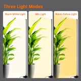 Bstrip Standing Grow Light for Indoor Plants, Vertical Grow Light with 3 Light Modes, Wide Illumination and Dimmable, T10 Full Spectrum Grow Lights, 16in-65in Adjustable Height & Auto Timer