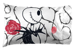 Jay franco Disney Nightmare Before Christmas Moonlight 7 Pc Jay franco Queen Bed Set-Includes Reversible Comforter&Sheet Set-Features Jack&Sally-Super Soft Fade Microfiber-(Official Disney Product)