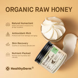Beef Tallow Honey Balm for Skin: 100% Grass Fed Whipped Organic Moisturizer with Organic Raw Honey, Jojoba Oil, Vitamin E – Natural Face and Body Care for Mature, Dry or Sensitive Skin, 2oz
