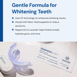 SNOW Diamond Dissolving Teeth Whitening Strips - Gentle & Enamel Safe White Strips for Teeth Whitening, at-Home Dental Hygiene & Tooth Care with Hydroxyapatite - 14 Ct