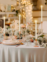 Treela 36 Pieces Flameless Taper Candles 11 Inch Flickering Faux LED Battery Operated Electric Fake Candles for Christmas Halloween Birthday Wedding Party Supplies(Ivory)