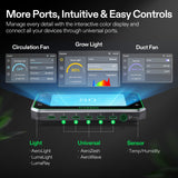 VIVOSUN G4 4" 195 CFM Inline Fan &Smart Controller, Aerozesh for IndoorGrow