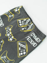 Vopawetty Boys 4-Piece Pajamas Cotton Christmas Halloween Pjs Set Kids Sleepwear (Navy/Grey Gamer, 8)