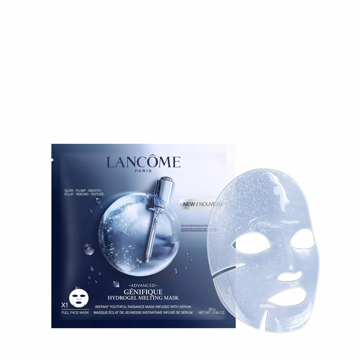 Lancôme Advanced Génifique Hydrogel Melting Sheet Mask - For Skin Radiance, Smoothness & Plumpness