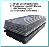 Nothers RooTrimmer 50 Cell, 10pcs-Pack Thick Durable Seedling Plastic Nursery Trays (GGQB50, 10/20) 1