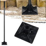 Heavy Duty Steel Tamper Tool with 62 Inch Adjustable Handle Hand Tamper for Efficient Soil Compaction Tamping Asphalt Gravel Sand Stone Dirt Heavy Duty Ground Tamper for Leveling Smoothing Surfaces