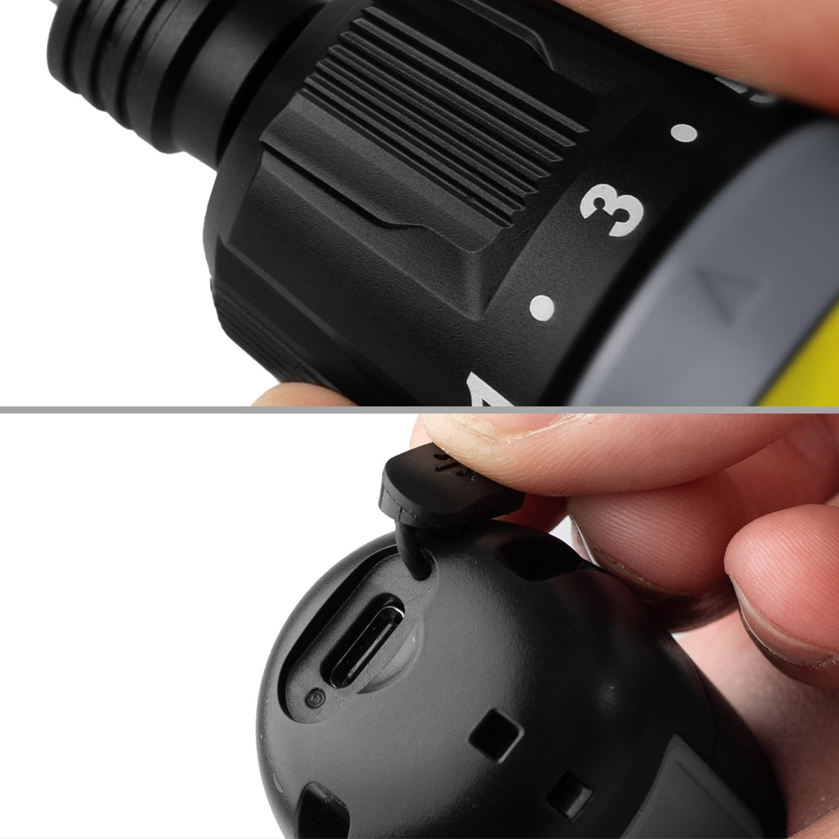 C.K Tools E-Driver, Electric High Torque Screwdriver, 3.6v USB-C Rechargeable Cordless Screw Driver with Double Sided PZ2 SL4 Bit, CK T4930