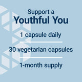 Life Extension Essential Youth L-Ergothioneine – Promotes Longevity & Healthy Aging – Gluten-Free – Non-GMO – Vegetarian – 5 mg – 30 Vegetarian Capsules