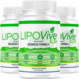 (3 Pack) LipoVive Pro Capsule - Official LipoVive Pro Pills Advanced Formula Premium All Natural Supplement Support, LipoVive Pro Capsule for Overall Health & Wellness, 180 Capsules for 3 Months