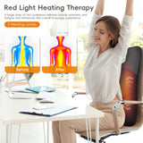 pryfey Back-Massager, Rolling Up and Down Back Massager with Heat 4D Kneading & Red Light Therapy for Pain Relief Deep Tissue, Ultrathin Shoulder Massager Gift for Women Mother's Day Father's Day