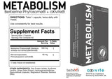 Silver Fern Brand Metabolism Supplement + Berberine Phytosome & aXivite – Supports Function & Wellness – 60 Capsules