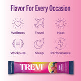 TREVI™ Sugar Free Electrolytes - Drink Mix Hydration Powder Packets - 28 Count - Berry Lemonade