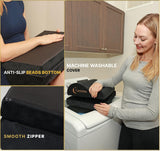 Cartizma Ergonomic Foot Rest Under Desk - Non-Slip, Adjustable, Washable Covers for Pain Relief - Office, Home & Travel