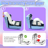 ESOXOFFORE Instant Print Camera for Kids, Christmas Birthday Gifts for Girls Boys, HD Digital Video Cameras for Toddler, Portable Toy for 4 5 6 7 8 9 10 Year Old Girl with 32GB SD Card-Purple