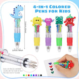BESARME 48 Pack Multicolor Fun Pens, Halloween Goodie Bags Stuffer for Kids