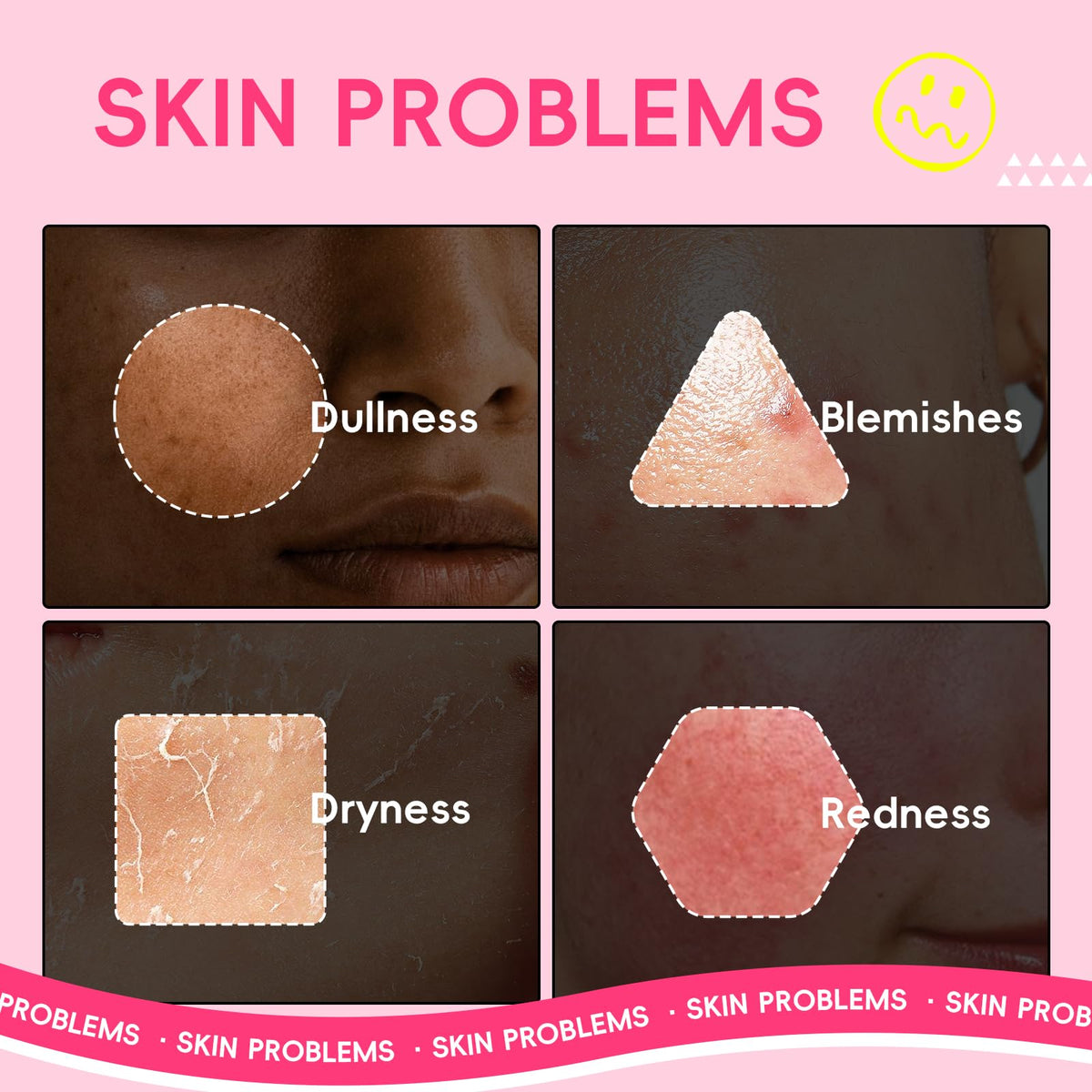 QUIYUM Watermelon & Niacinamide Skincare Set for Women Teens Girls, 5PCS