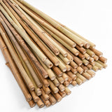 Natural Bamboo Poles, 7 Feet Bamboo Sticks for Plants, Wood Garden Stakes for Tomato, Bean, Flowers, Trees Potted and Climbing Plants, 15 Pack