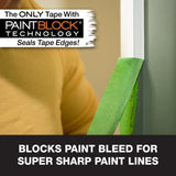 FrogTape Multi-Surface Painter's Tape with PAINTBLOCK, 2 in Wide (1.88 in x 60 yd), Quick Stick Medium Adhesion, Premium Green Painters Tape Removes Clean, 3 Rolls (240661)