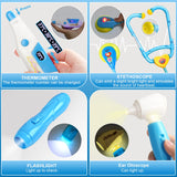 Doctor Kit for Toddlers 3-5 Dress Up Toys for 2 3 4 Year Old Girls Pretend Kids Doctor Play Set with Doctor Costume Toy Stethoscope for 2 3 4 5 6 Year Old Girls Boys Christmas Birthday Gifts