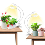 Wiaxulay Plant Grow Light Indoor Growing, 3.5in Clip Full Spectrum 2 Pack