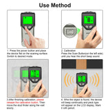 Stud Finder Wall Scanner - 5 in 1 Stud Finder Tool w/Smart Chip and HD LCD Display, Stud Detector Beam Finders for the Center and Edge of Wood AC Wire Metal Studs Joist Pipe (Grayish)