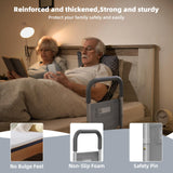 Bed Rails for Elderly Adults Safety: with Motion Sensor Light & Storage Bag -Adjustable Bed Assist Rail for Seniors - Side Bed Rail Handle Support Bar Guard Rails - Fit King Queen Full Twin Bed