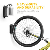 monTEK Swivel Bike Wall Mount – 2 Pack Garage Bike Hanger & Space-Saving Vertical Bike Rack for Garage & Apartment, Sturdy Bike Storage Hook Holds 66 lbs, Easy Installation & Scratch-Proof Design