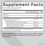 Sports Research® Vegan Omega-3 Algae Oil 1020mg, 60 Count Plantgels™