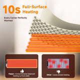 FEPPO Warming Mat for Food, Extra-Long Size 42"x12", Fast Full-Surface Heating Food Warming Mat with 6-Hour Timer & 19-Level Temperature Control, Roll Up Food Warmers for Parties Buffet