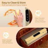 Food Warming Mat with Protective Table Mat, Graphene Fast Full-Surface Heating Mat, Electric Warming Tray with 6 Temperature and 6HoursTimer, Portable Rollable Food Warmer Perfect For Parties Buffet