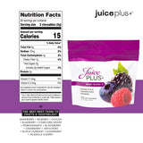 Juice Plus+ Berry Blend Soft Chews - Tasty, Vegan Gummies for All Ages - Nutrients from 12 Superfood Ingredients Including Elderberry, Raspberry, Bilberry, Blueberry & More - 120 Chewables