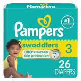 Pampers Baby Diapers - Swaddlers - Size 4, 66 Count, Ultra Absorbent Disposable Infant Diaper