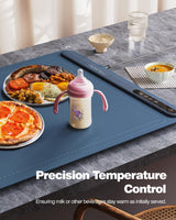 iTRUSOU Electric Warming Tray - Whole-Surface Heating, Rollable & Portable, Premium Silicone Nano-Material, 3 Temperature Settings, Auto Shut-Off - Ideal for Gatherings, Parties, and Everyday Use
