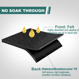Nujzuir 36" x 60" Oil Drip Mat for Garage Driveway, Reusable Floor Oil Spill Leak Absorbent Pads for Motorcycle Car Oil Leak Stain Resistant(2pcs)