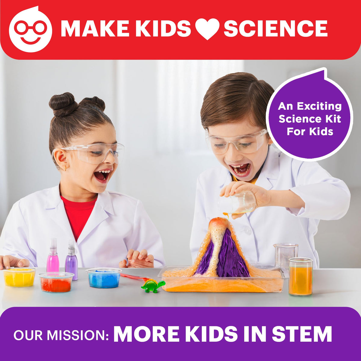 Doctor Jupiter My First Science Experiments Kit for Kids Ages 4+
