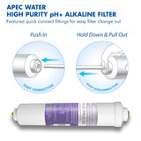 APEC Water Systems FILTER-MAX-ESPH 75 GPD Complete Replacement Filter Set for ESSENCE Series Alkaline Reverse Osmosis Water Filter System