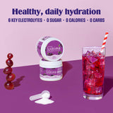 Ultima Replenisher Daily Electrolyte Powder Drink Mix – Sugar Free – Grape, 30 Servings – Hydration Powder with 6 Key Electrolytes and Trace Minerals – Keto Friendly, Vegan, Non-GMO