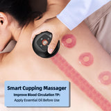 Ambfina 2 Electric Cupping Therapy Set, 5-in-1 Smart Cupping kit with Red Light Therapy, Gua Sha Massage Tool, Relieves Neck Shoulder Back Aches Muscle Soreness, Improves Blood Circulation