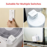 Switchbot Smart Switch Button Pusher (Bluetooth) – Fingerbot for Rocker Switch/One-Way Buttons, App Timer Control, No Wiring, Optional Hub Required for Voice/Remote, White