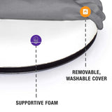 HealthSmart 360 Degree Swivel Seat Cushion, Chair Assist for Elderly, Swivel Seat Cushion for Car, Twisting Disc, Gray, 15 Inches in Diameter (Pack of 1)