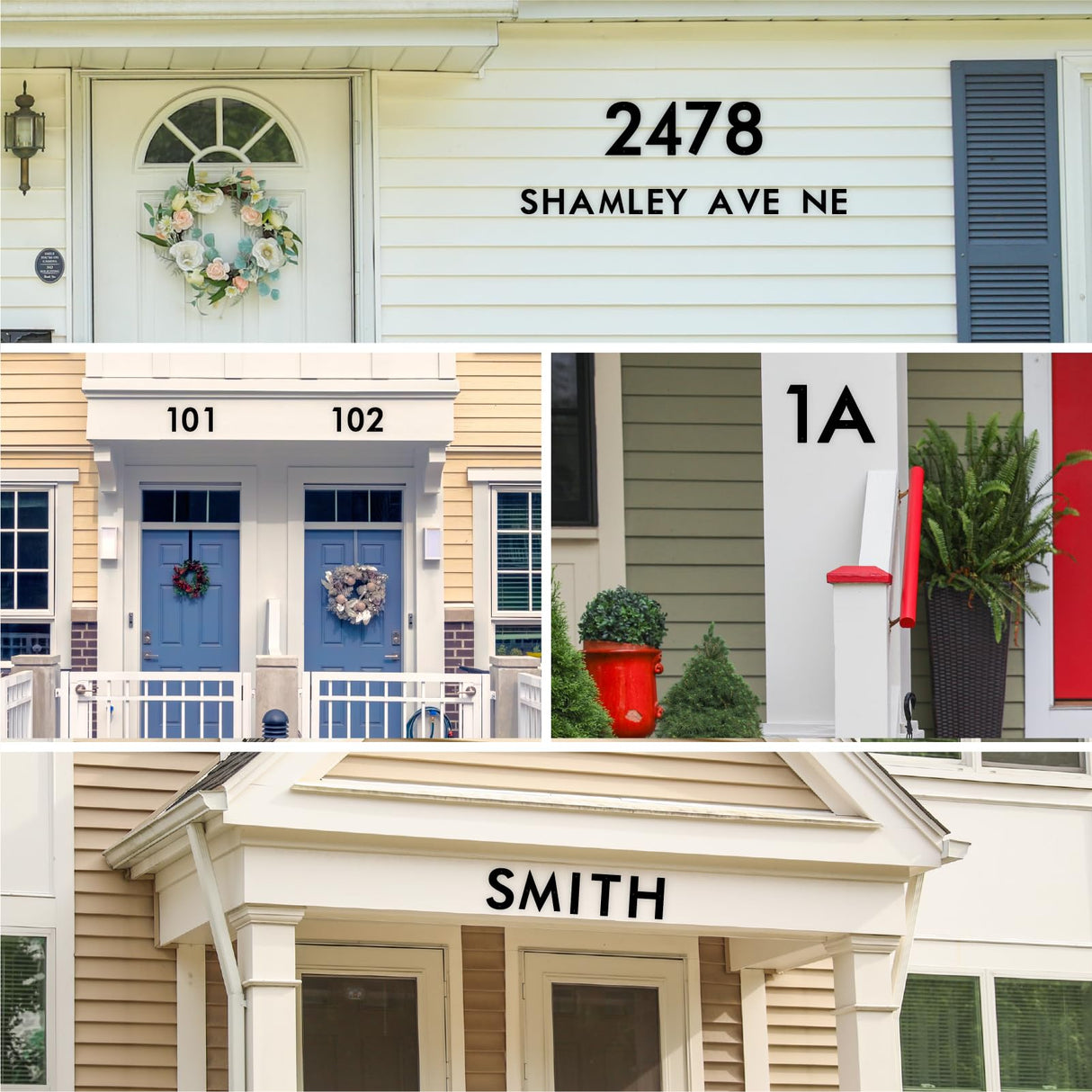 28 Inch Metal House Numbers Letters, Black House Address Numbers for Outside, Modern Metal Address Number Letters for Homes, Apartments, Farms, Office (M)