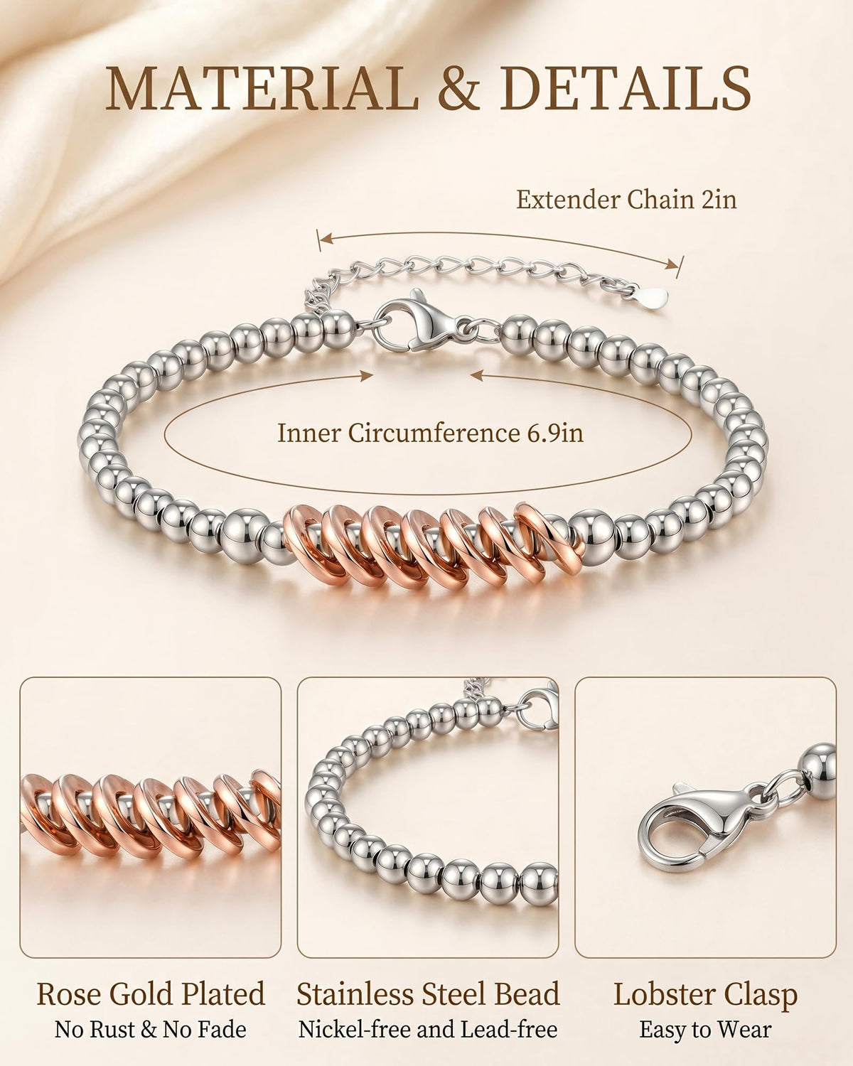 70th Birthday Gifts for Women Her, Happy 70th Birthday Bracelet Decorations