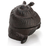 Pumtus Cast Iron Key Hider, Snail Hide-a-Key Holder, Outside Spare Key Hider Figurine, Small Snail Garden Statues Ornament, Decorative Jewelry Trinkets Box for Ear Studs Rings Paper Clips