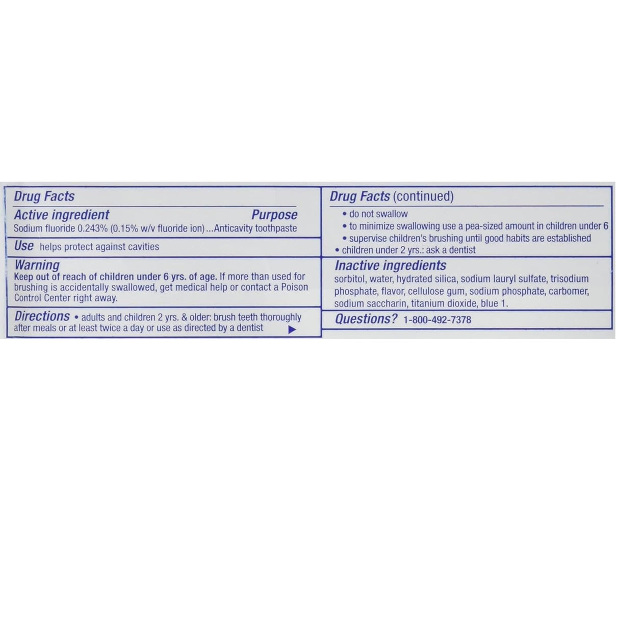 Crest Toothpaste Cavity Protection Regular (Pack of 3)