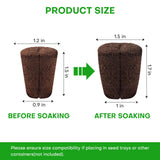 LAPOND 50 Pcs Grow Sponges,Replacement Plant Starter Plugs for Cuttings and Propagation,Great for Soil, Tray or Planting Pods, Promotes Herbs, Vegetables and Flowers Growth